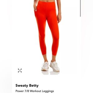 Sweaty Betty London Leggings- size US 8-10 but fits smaller. NWT & never worn
